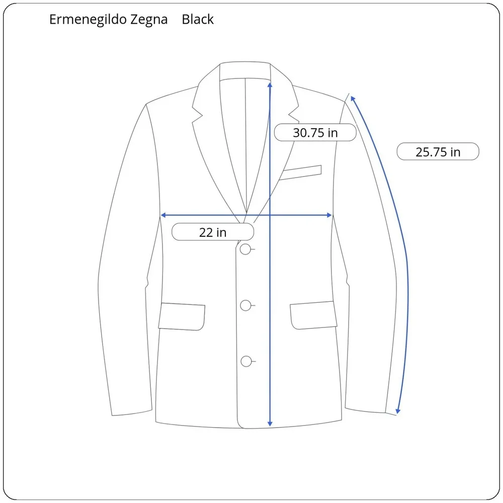Ermenegildo Zegna Fit Rom Wool &‎ Silk Traveller Micronsphere Tuxedo Jacket 40R